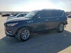 Salvage cars for sale at Grand Prairie, TX auction: 2020 Infiniti QX80 Luxe