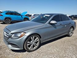 Salvage cars for sale at Houston, TX auction: 2015 Mercedes-Benz C300