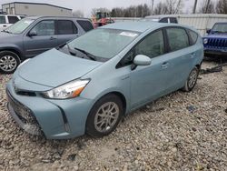 Salvage cars for sale at Wayland, MI auction: 2015 Toyota Prius V