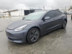 Salvage cars for sale at Sun Valley, CA auction: 2022 Tesla Model 3