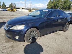 Salvage cars for sale at Rancho Cucamonga, CA auction: 2010 Lexus IS 250