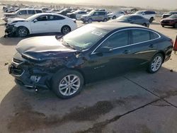 Salvage cars for sale at Grand Prairie, TX auction: 2017 Chevrolet Malibu Hybrid