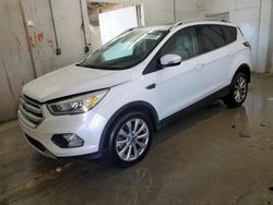 Salvage cars for sale at Madisonville, TN auction: 2017 Ford Escape Titanium