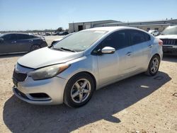 Salvage cars for sale at San Antonio, TX auction: 2016 KIA Forte LX