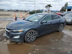 Salvage cars for sale at Woodhaven, MI auction: 2021 Chevrolet Malibu RS