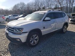 Salvage cars for sale at North Billerica, MA auction: 2018 Volkswagen Atlas SE