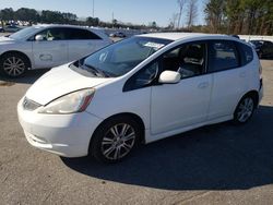 Salvage cars for sale at Dunn, NC auction: 2010 Honda FIT Sport