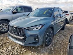 Salvage cars for sale at Grand Prairie, TX auction: 2023 Infiniti QX50 Sport