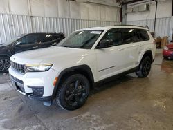 Salvage cars for sale at Franklin, WI auction: 2021 Jeep Grand Cherokee L Laredo