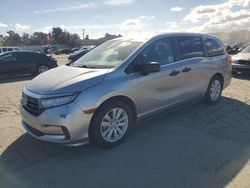 Salvage cars for sale at Martinez, CA auction: 2021 Honda Odyssey LX