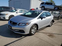 Salvage cars for sale at Sacramento, CA auction: 2014 Honda Civic LX