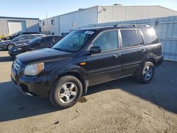 Salvage cars for sale at Vallejo, CA auction: 2008 Honda Pilot SE