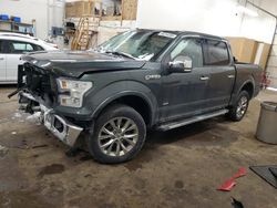 Ford salvage cars for sale: 2015 Ford F150 Supercrew