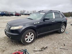 Salvage cars for sale at West Warren, MA auction: 2005 Infiniti FX35