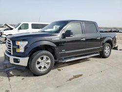 Salvage cars for sale at Grand Prairie, TX auction: 2016 Ford F150 Supercrew