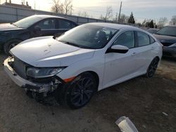 Salvage cars for sale at Lansing, MI auction: 2019 Honda Civic Sport