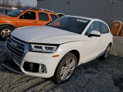 Salvage cars for sale at Spartanburg, SC auction: 2018 Audi Q5 Premium Plus