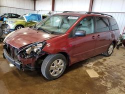 Salvage cars for sale at Pennsburg, PA auction: 2010 Toyota Sienna CE