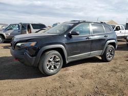 Jeep salvage cars for sale: 2019 Jeep Cherokee Trailhawk