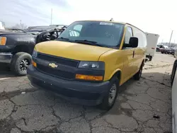 Salvage trucks for sale at Woodhaven, MI auction: 2020 Chevrolet Express G2500