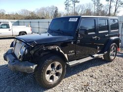 Salvage cars for sale at Augusta, GA auction: 2018 Jeep Wrangler Unlimited Sahara