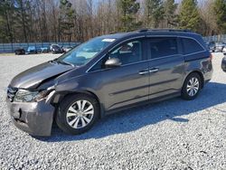 Salvage cars for sale at Gainesville, GA auction: 2015 Honda Odyssey EXL