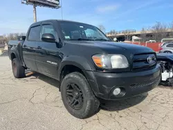 Salvage trucks for sale at North Billerica, MA auction: 2005 Toyota Tundra Double Cab Limited