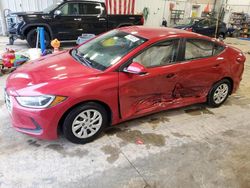 Salvage cars for sale from Copart Mcfarland, WI: 2017 Hyundai Elantra SE