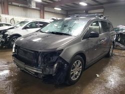 Salvage cars for sale at Elgin, IL auction: 2011 Honda Odyssey EXL