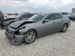 Salvage cars for sale from Copart Taylor, TX: 2010 Infiniti G37 Base