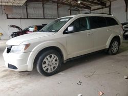 Salvage cars for sale at Lexington, KY auction: 2017 Dodge Journey SE