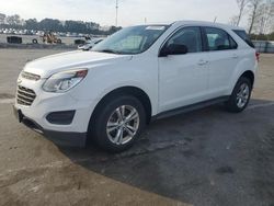 Salvage cars for sale at Dunn, NC auction: 2016 Chevrolet Equinox LS