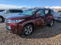 Salvage cars for sale at Magna, UT auction: 2019 Toyota Highlander Limited