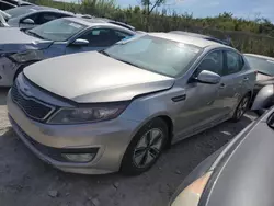 Salvage cars for sale at West Palm Beach, FL auction: 2012 KIA Optima Hybrid