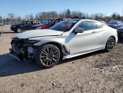 Salvage cars for sale at Chalfont, PA auction: 2018 Infiniti Q60 RED Sport 400