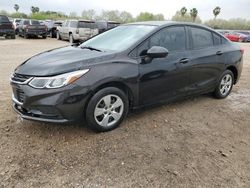 Salvage cars for sale at Mercedes, TX auction: 2017 Chevrolet Cruze LS