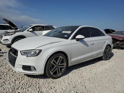 Salvage cars for sale at Taylor, TX auction: 2019 Audi A3 Premium