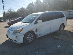 Salvage cars for sale at Savannah, GA auction: 2008 Honda Odyssey EXL