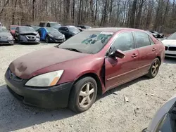 Salvage cars for sale at Baltimore, MD auction: 2004 Honda Accord EX