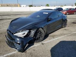 Carros salvage sin ofertas aún a la venta en subasta: 2022 Tesla Model S