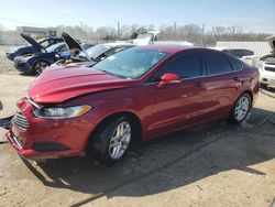 Salvage cars for sale at Louisville, KY auction: 2015 Ford Fusion SE