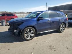 Salvage cars for sale from Copart Fredericksburg, VA: 2019 Acura MDX Technology