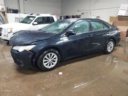 Salvage cars for sale at Elgin, IL auction: 2015 Toyota Camry LE