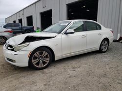 Salvage cars for sale at Jacksonville, FL auction: 2010 BMW 528 I