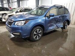 Salvage cars for sale at Ham Lake, MN auction: 2018 Subaru Forester 2.5I Premium