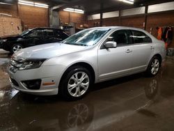 Salvage cars for sale at Ebensburg, PA auction: 2012 Ford Fusion SE