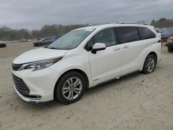 Salvage cars for sale at Conway, AR auction: 2021 Toyota Sienna Limited