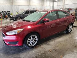 Salvage cars for sale at Wayland, MI auction: 2015 Ford Focus SE