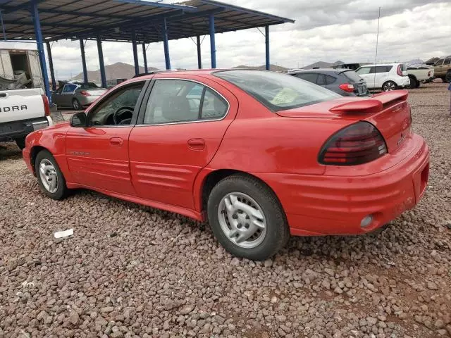 2001 Pontiac Grand AM SE1