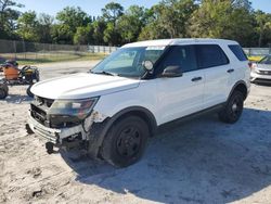 Salvage cars for sale at Fort Pierce, FL auction: 2016 Ford Explorer Police Interceptor